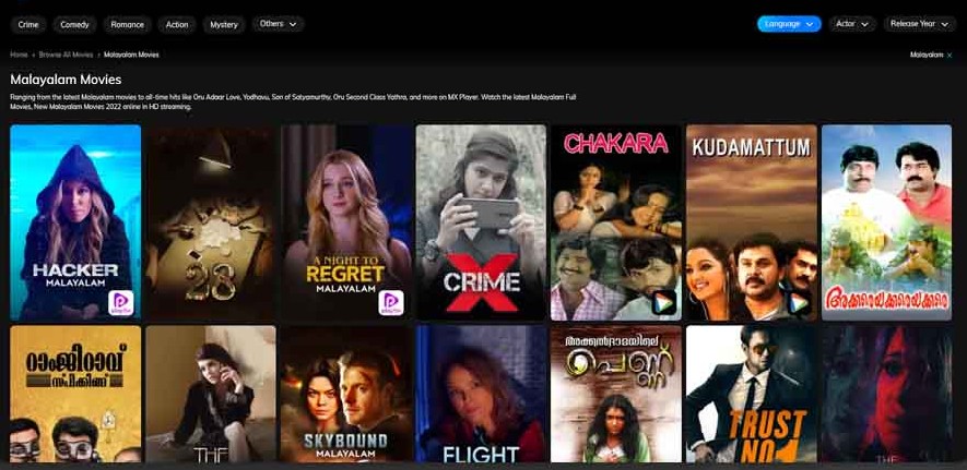 MovHub 2026 free HD and 4K streaming banner